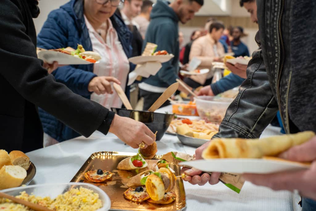 Pour la journée de solidarité 2024, c'est Café Fauve qui s'est occupé d'une partie du buffet.