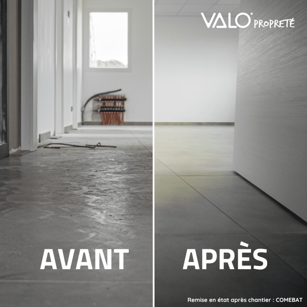 résultats avant / après du chantier de remise en état