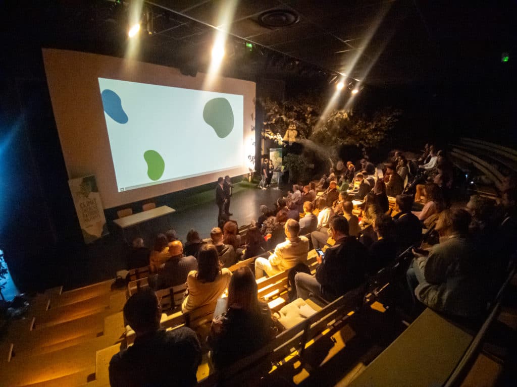 La matinée organisée au Parc Animalier de Sainte-Croix regroupait des entreprises engagées pour le climat.