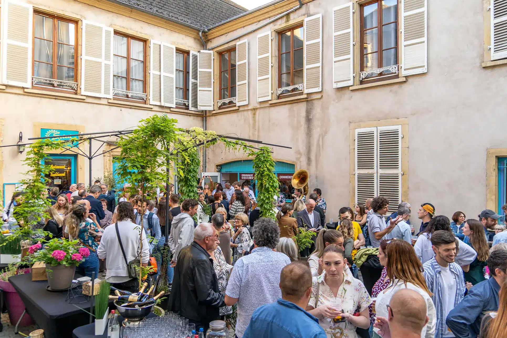 L'inauguration des Beaux Jours, le bar d'insertion du groupe VALO' à Thionville