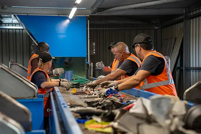 La gestion des déchets est le fruit d'un an de travail des salariés 